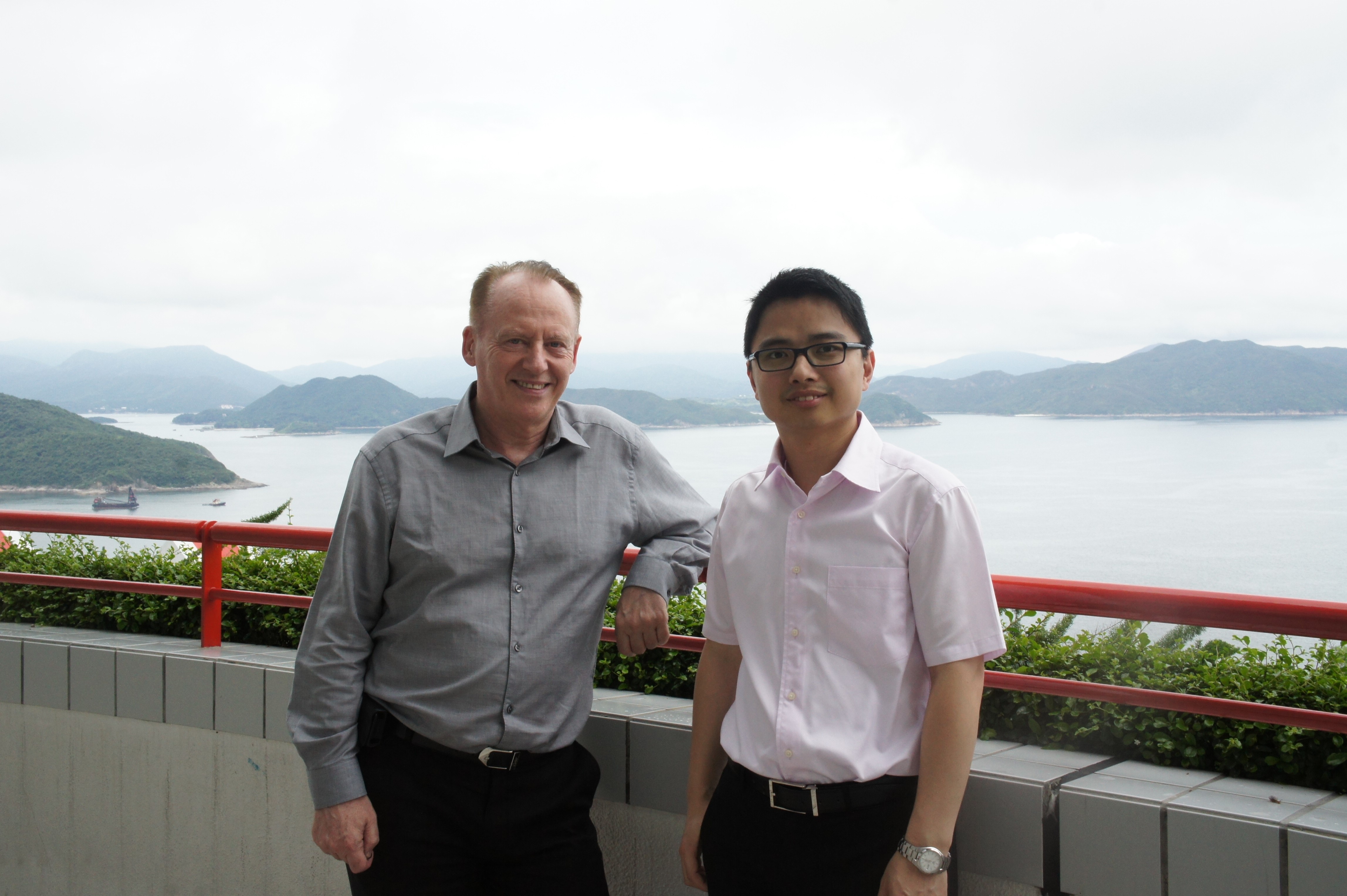 Dr. Louis Lam and his PhD co-supervisor Prof. Gordon McKay