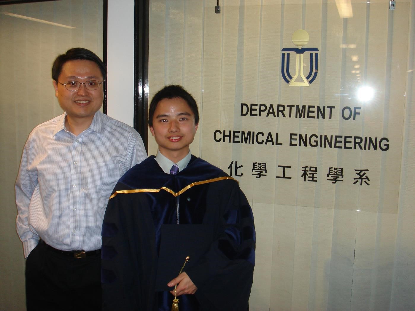 Dr. Louis Lam and his PhD co-supervisor Prof. Yeung King-Lun