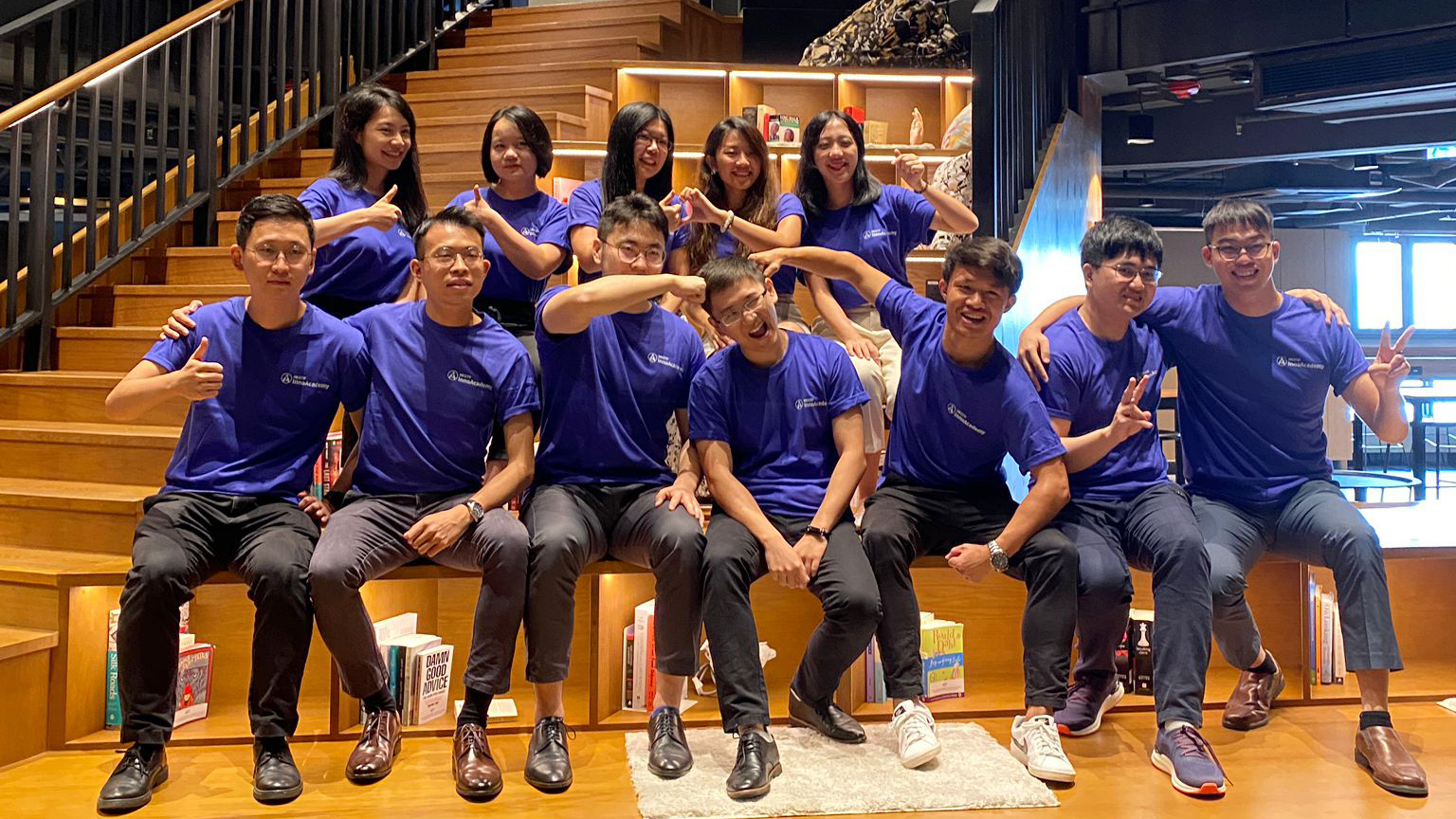 Bonald (front row, third right) working at SenseTime was selected as one of the Technology Leaders Of Tomorrow (TLT) 2021 by the Hong Kong Science and Technology Parks (HKSTP).