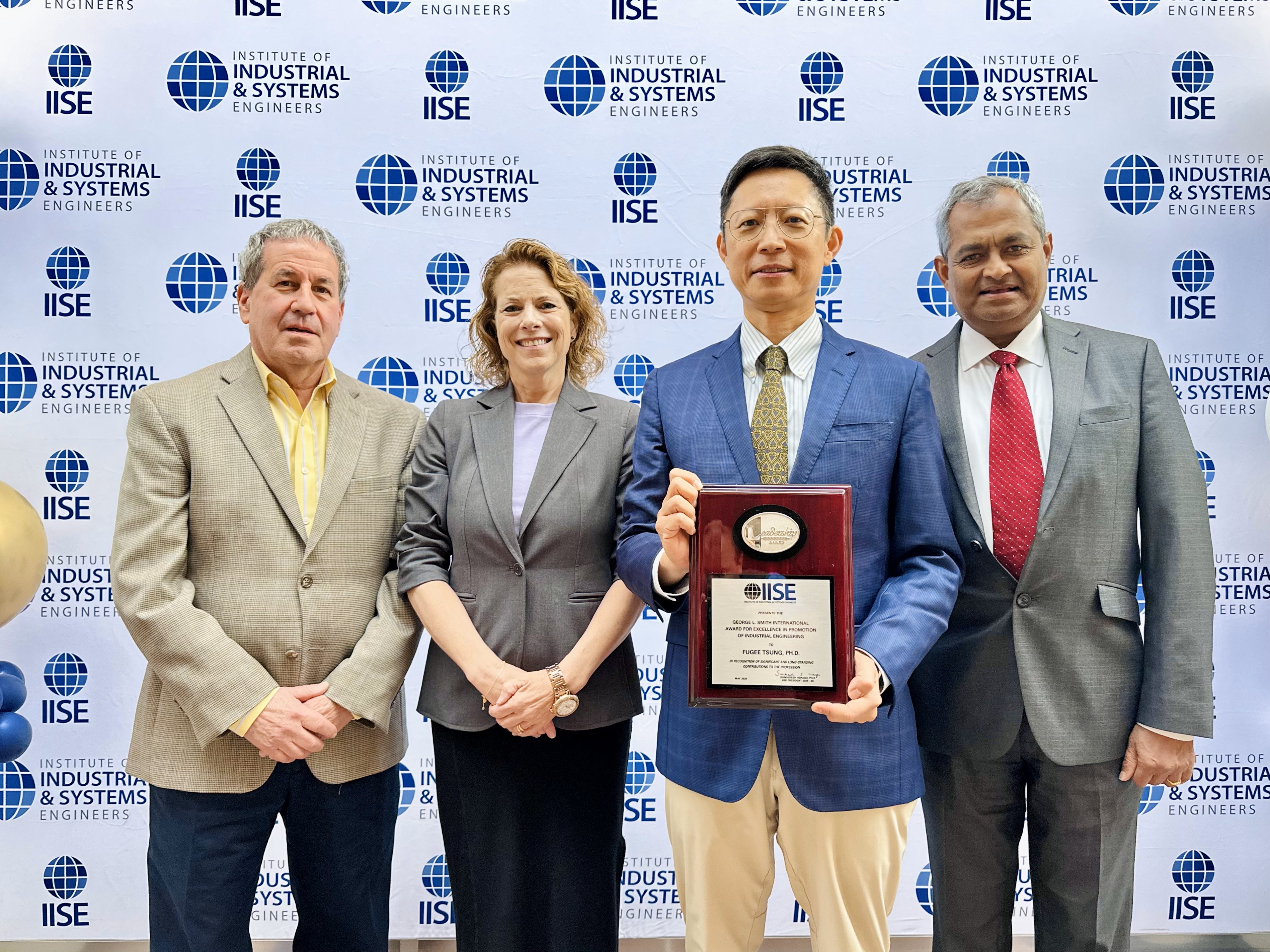 George L. Smith International Award for Excellence in Promotion of Industrial Engineering by the Institute of Industrial and Systems Engineers