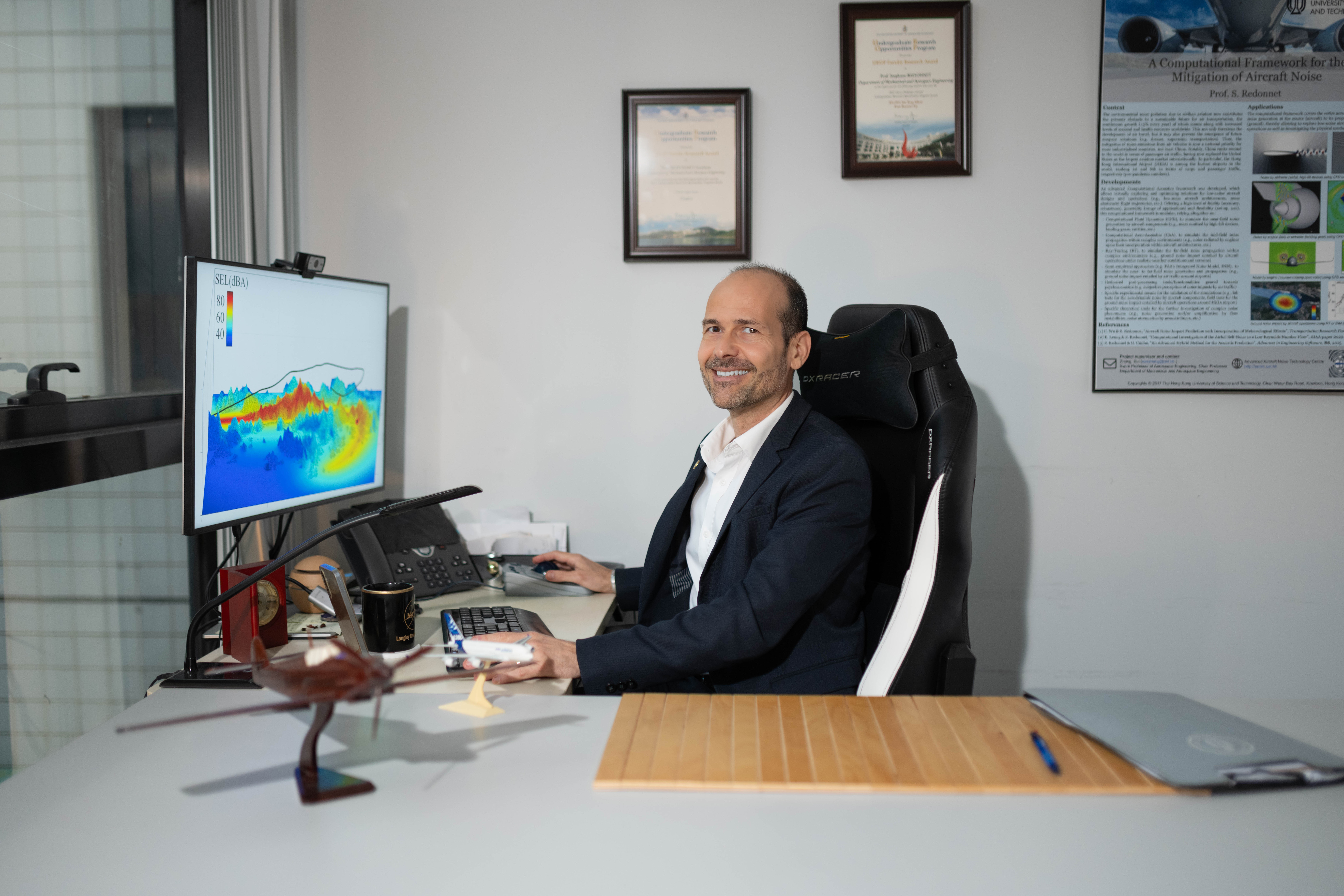 Prof Redonnet in office