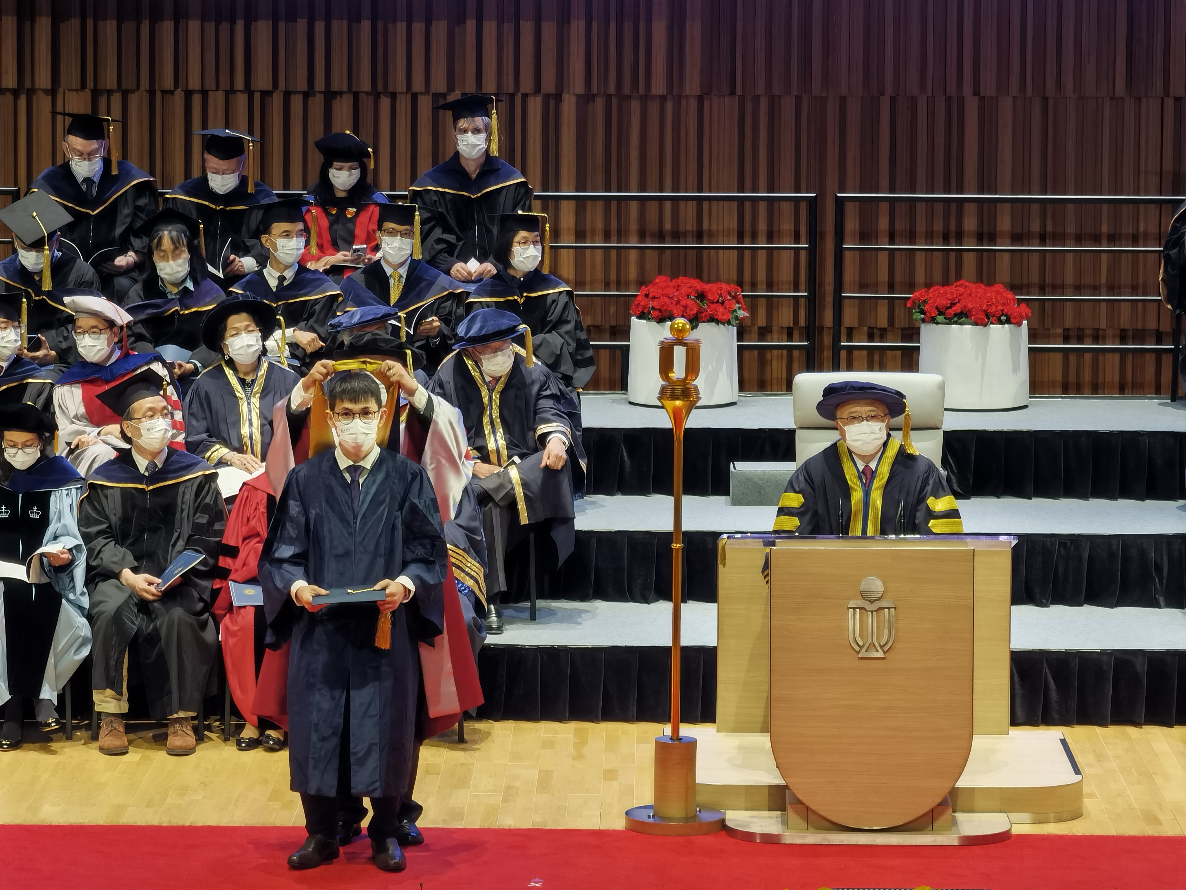 Fellow researchers supported and saw through Nick’s completion of his PhD journey.