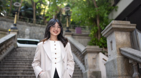 HKUST BEng graduate Cindy Tanaka is using her skills to build a career as Senior Consultant, Sustainability and Climate at leading international consultancy Deloitte. HKUST BEng graduate Cindy Tanaka is using her skills to build a career as Senior Consultant, Sustainability and Climate at leading international consultancy Deloitte.