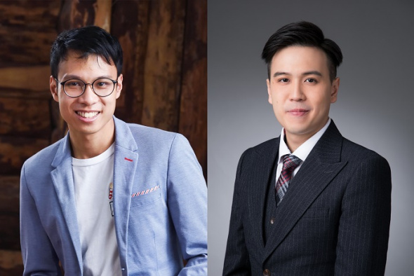 Angus Luk (left) and Winston Wong were chosen from 3,500 nominations to join this year’s Forbes 30 Under 30 Asia list of changemakers.