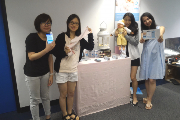 (From left) Karen Shuk Kwan Yau and Lilian Ka Lai Tsang, both from HKUST, and Simei Wen and Rong Lin, both from CAA. 