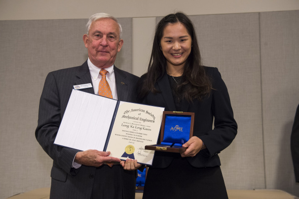 Karen received the prestigious ASME Arthur L Williston Medal at a ceremony at the ASME Mechanical Engineering Congress & Exposition in Arizona, US, in November 2016.