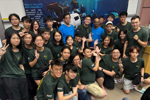 香港科技大学机械人竞赛团队水底机械人小队自2011年起参加MATE国际水底机械人大赛香港区赛，并连续12年蝉联冠军。队伍将於6月到美国出战国际赛。