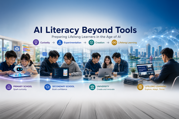 Building an AI literacy ecosystem: Students benefit most when learning opportunities are connected across different stages of education and supported by pathways for continued exploration.