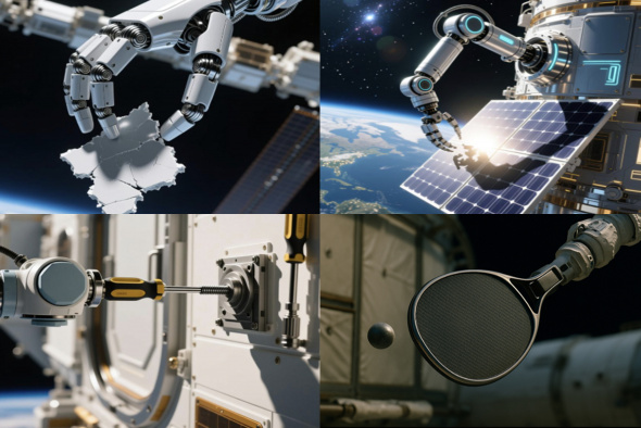 The research team will explore bio-inspired actuation technologies, illustration on new generation of orbital robotics, capable of performing precise tasks such as grasping, assembly, and obstacle avoidance.