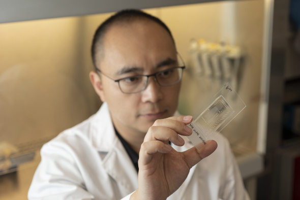 Dr. Ervin Shu created a medical device, CryoChip, to help couples struggling with infertility by automating and standardizing the process of embryo vitrification.