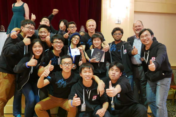 HKUST Won Four Awards in MATE International ROV Competition 2015