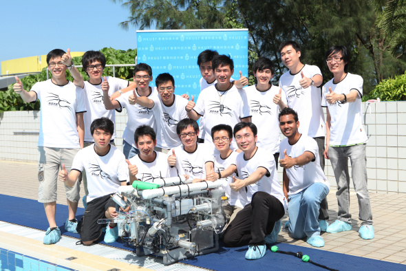 科大學生在美國太空總署舉行的國際水底機械人比賽 勇奪最佳設計獎揚威海外