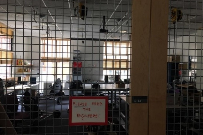 The Cage – where we worked