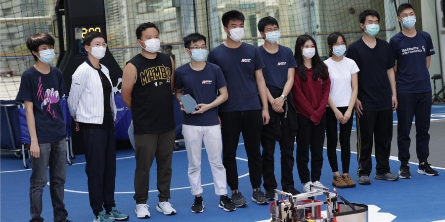 HKUST Robotics Team won the championship on the second day of the HKSTP Human-Robot Basketball Competition held in Hong Kong Science Park.