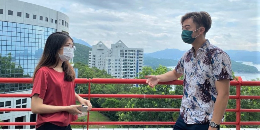同样离乡别井，从印尼来到科大读书，学长Han与化学及环境工程学三年级本科生Cindy分享他在科大精彩的历程，以及达成读博之梦的喜悦。