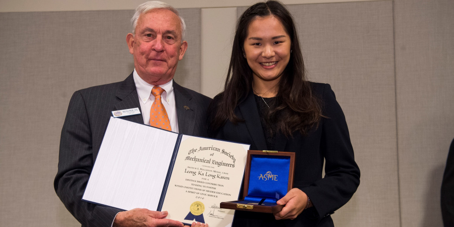 Karen received the prestigious ASME Arthur L Williston Medal at a ceremony at the ASME Mechanical Engineering Congress & Exposition in Arizona, US, in November 2016.