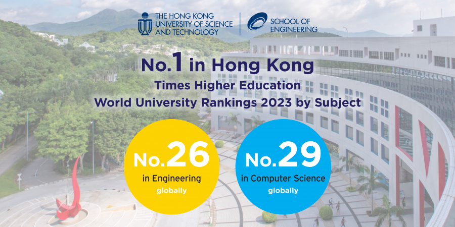In the Engineering subject, HKUST rose to No.26 globally – a jump of two positions from No.28 last year.
