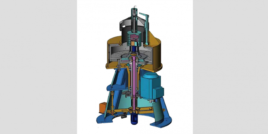 The new drum centrifuge for research into mountain and estuary hazard mitigation and environmental protection.