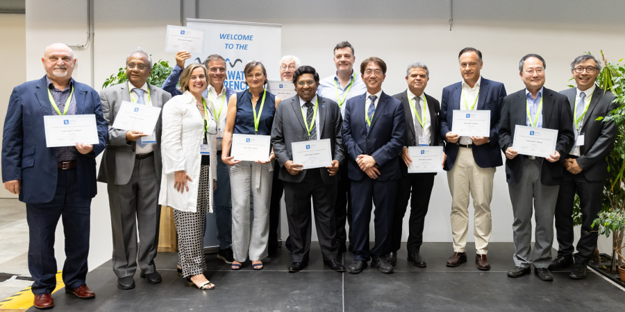 Prof. Mohamed S. Ghidaoui (fourth right) was named one of the 17 inaugural Fellows worldwide – and the only one from Hong Kong – of the International Association for Hydro-Environment Engineering and Research (IAHR). He was also elected as IAHR’s Vice-President for the 2023-2025 term and assumed the position on September 1.