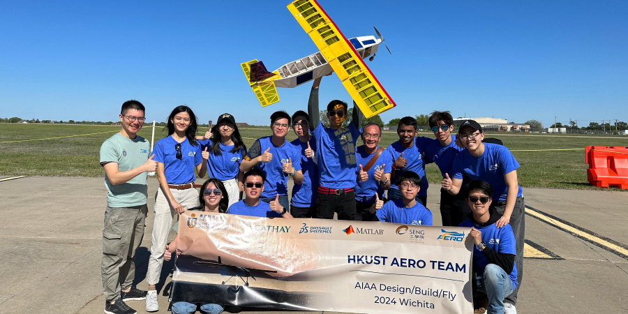 Ranking 16th worldwide, the HKUST Aero Team is the highest scoring Asian team among 107 international teams at the 2024 AIAA Design/Build/Fly Competition. This is also the best ever result achieved by the team since they first joined the competition in 2013.