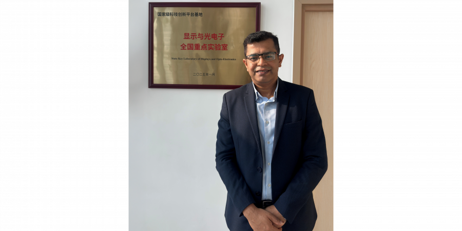 Prof. Abhishek Srivastava was cited “for sustained leadership in optical materials innovation, pioneering advances in ferroelectric liquid crystals, LC alignment technologies, and quantum rod performance for visual display systems.”