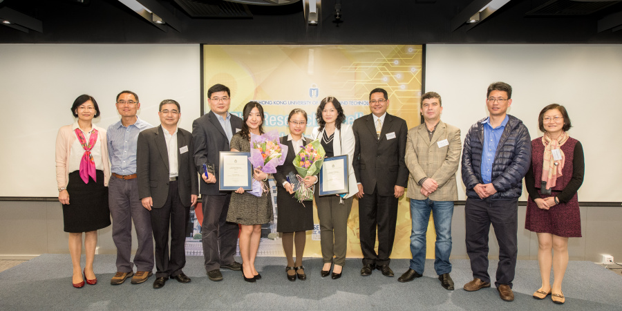 Awardees and their supervisors, together with the Dean, Department Heads, as well as faculty and staff members 
