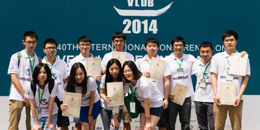 Computer Science Team Awarded ACM VLDB 2014 Excellent Demonstration Award