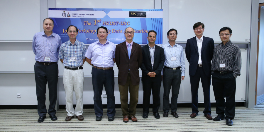 The 1st HKUST-USC Joint Workshop on Big Data Applications held on 27 Sept 2013