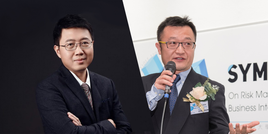 Prof. Zhang Tong (left) and Prof. Chen Lei (right)