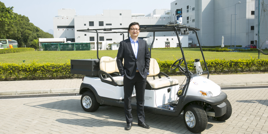 Professor LIU Ming invented Hong Kong’s first autonomous car at the Hong Kong University of Science and Technology in 2017.