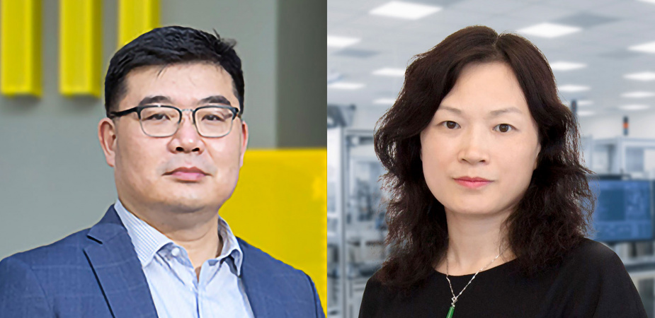兩名獲選為本年度「研資局高級研究學者」的科大學者為：陳敬教授（左）及張黔教授（右）。