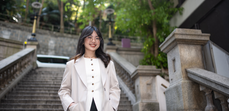 HKUST BEng graduate Cindy Tanaka is using her skills to build a career as Senior Consultant, Sustainability and Climate at leading international consultancy Deloitte. 