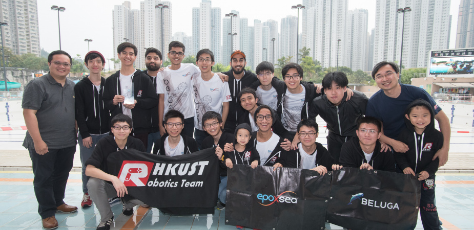 The HKUST Remotely Operated Vehicle (ROV) Team, which consists of 15 engineering undergraduates, won championship in the 12th Hong Kong Regional of the MATE International ROV Competition and will represent Hong Kong to take part in the MATE International ROV Competition 2017 in Long Beach, California, US on June 23-25.	 