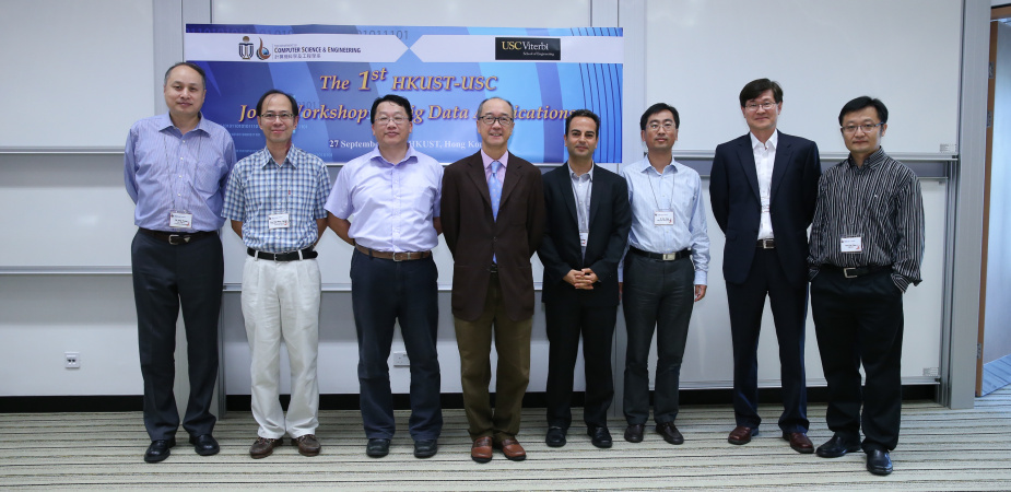 The 1st HKUST-USC Joint Workshop on Big Data Applications held on 27 Sept 2013