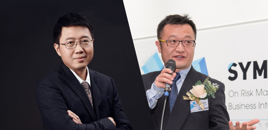 Prof. Zhang Tong (left) and Prof. Chen Lei (right)