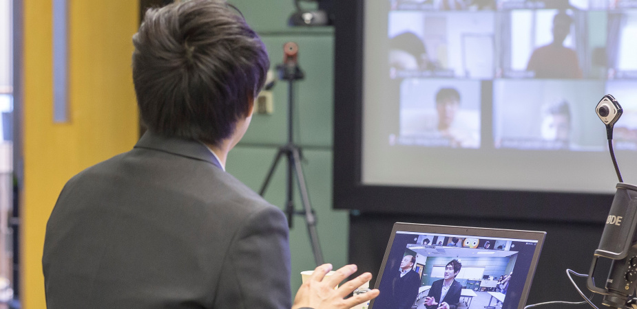 Multiple cameras have helped faculty deliver effective real-time interactive online teaching.
