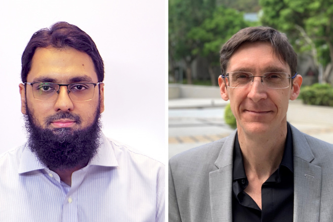 Study co-leads Prof. Ahmed Abdul Quadeer (left), Research Assistant Professor at HKUST’s Department of Electronic and Computer Engineering, and Prof. Matthew McKay from the University of Melbourne.