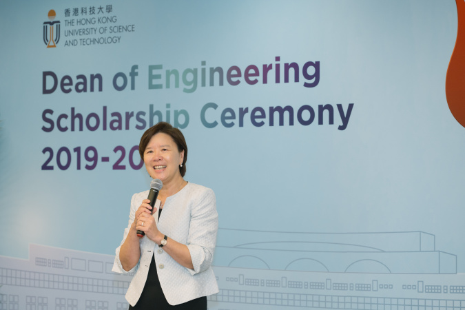 In her welcome remarks, President Prof. Nancy Ip shared the plans of developing the HKUST 3.0 innovation park.