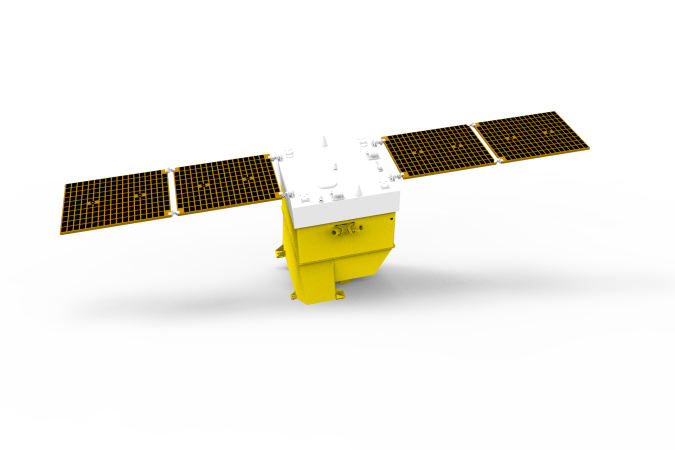 An illustration of the “HKUST-FYBB#1” satellite. (Provided by Chang Guang)