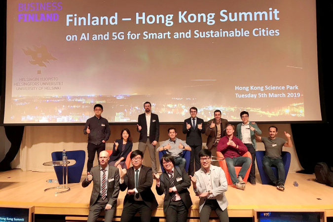 Gloria participated in the Finland-Hong Kong Summit on AI and 5G for Smart and Sustainable Cities. 