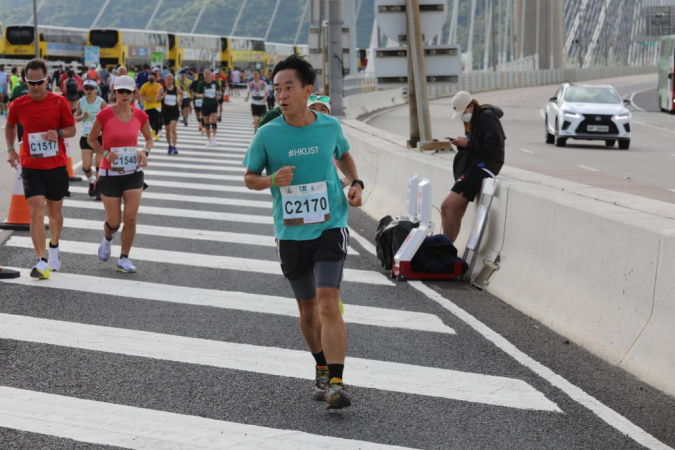 Prof. Mansun Chan in a marathon