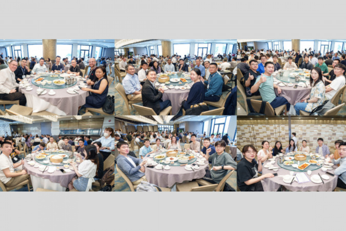 The participants enjoyed the lunch gathering held at China Garden, HKUST.