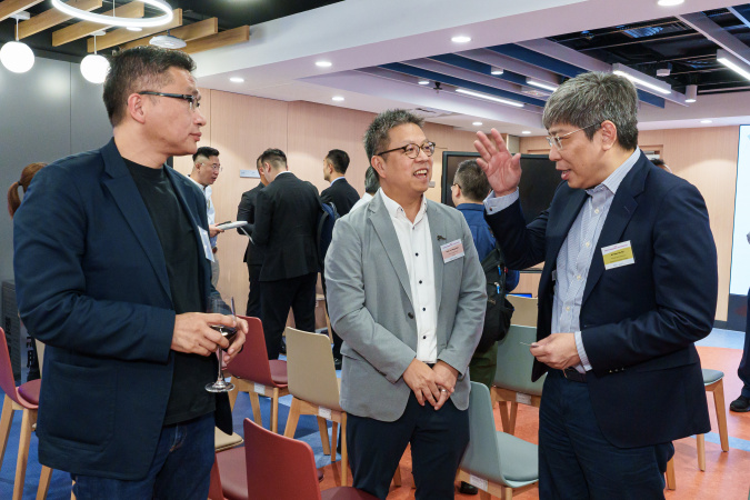 Mingling session after the forum