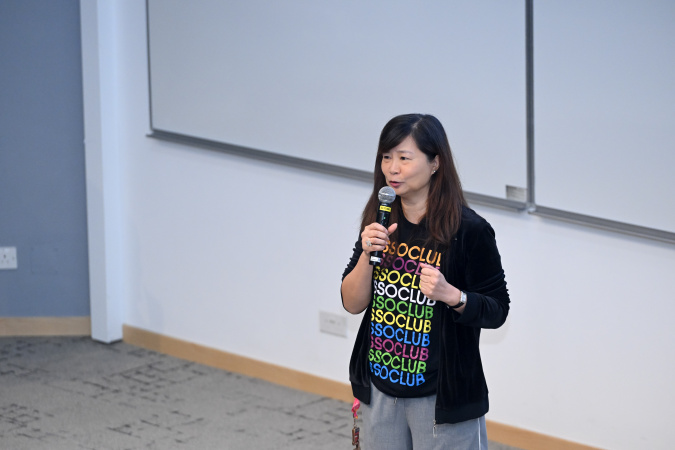 在開幕典禮上，埃克森美孚亞太區燃油產品銷售總監梁美寶女士強調STEAM教育對培育未來領袖的重要性。