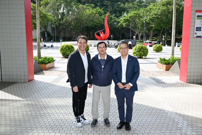 (From left) Prof. Patrick Yue, Prof. Ping K. Ko, and Prof. Hong K. Lo