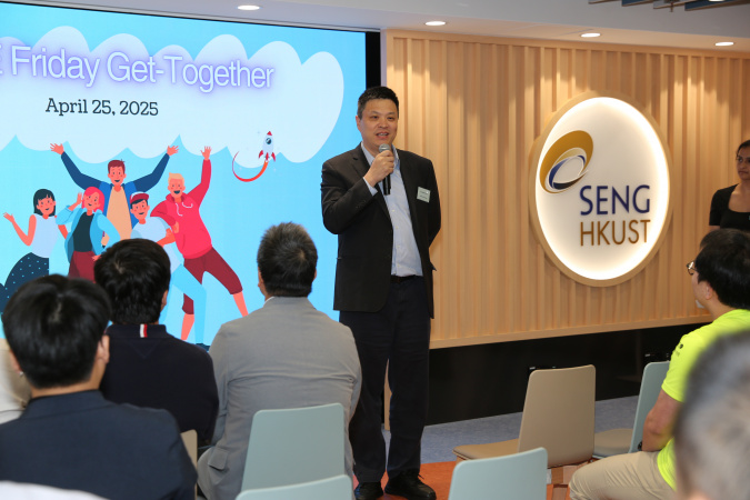 Prof. Zhang Fumin, Acting Head of the Department of Mechanical and Aerospace Engineering, delivered a welcome speech.