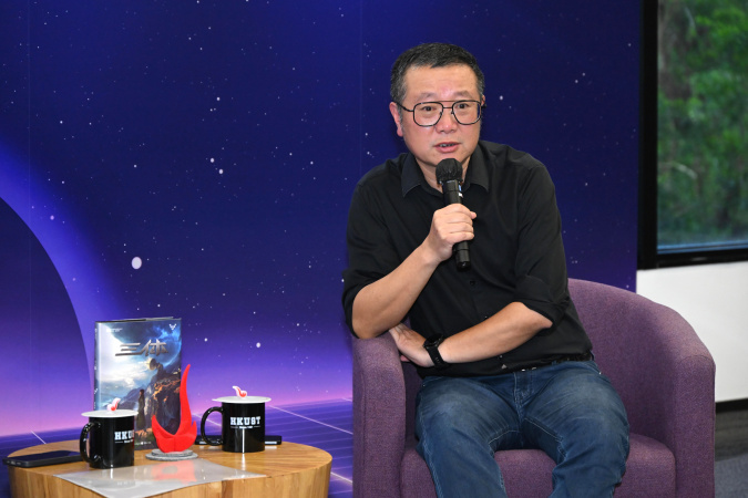 Mr. Liu Cixin delivers a riveting book talk at the Lee Shau Kee Library, immersing students in the world of science fiction.