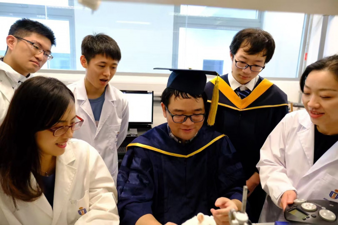 Prof. Wang (front row, first left) believes that great research begins with passion and curiosity but grows through patience and the freedom to fail. Instead of perfect planning at every stage of life, she encourages her students to be courageous to handle uncertainty and unknown and focus on the significant issues in the long term.