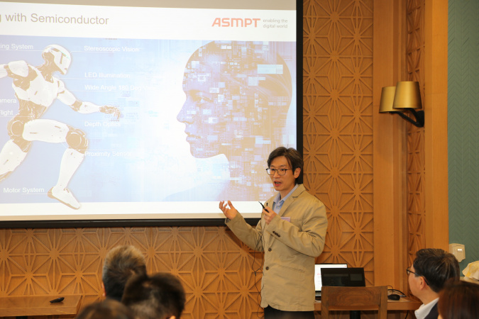 Mini talk speaker Mr. John Sze, Senior Director of R&D, ASMPT