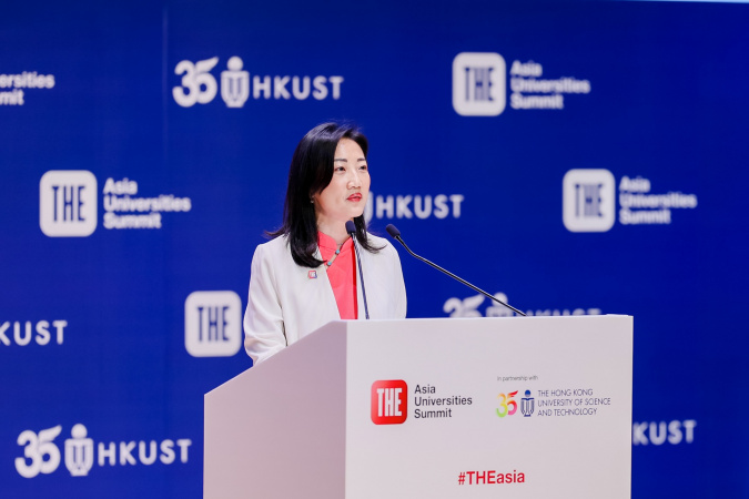 Mei Mei Lim reflects on the transformative power of higher education and the rapid rise of Asian institutions in her speech.